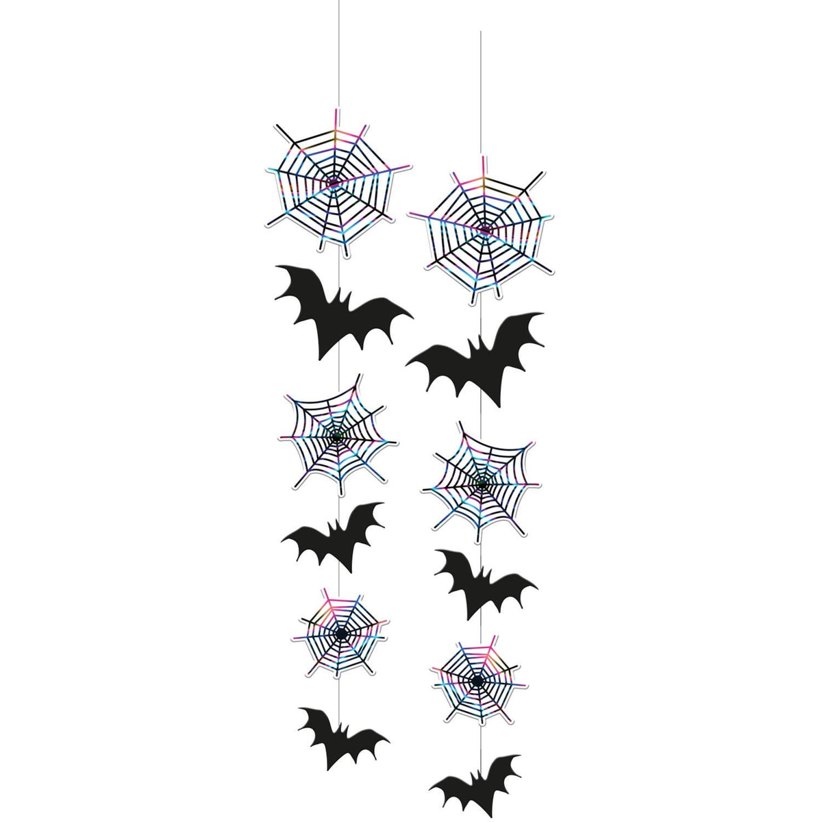 2 décorations chauve-souris joyeuses 70 cm