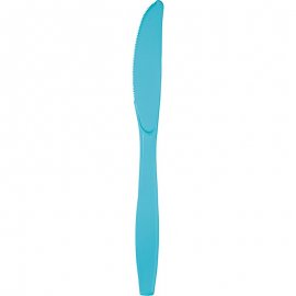 24 LAMES EN PLASTIQUE DE QUALITÉ SUPÉRIEURE BLEU BERMUDA