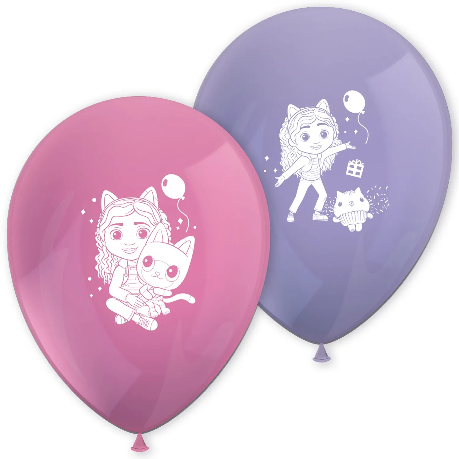 8 palloncini in lattice per la casa delle bambole Gabby