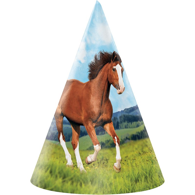 8 chapeaux pour enfants à motifs de chevaux et de poneys