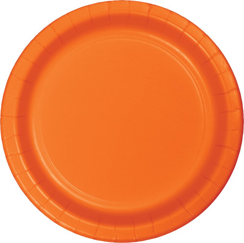 8 PIATTI 18 CM ARANCIA BACIATA DAL SOLE