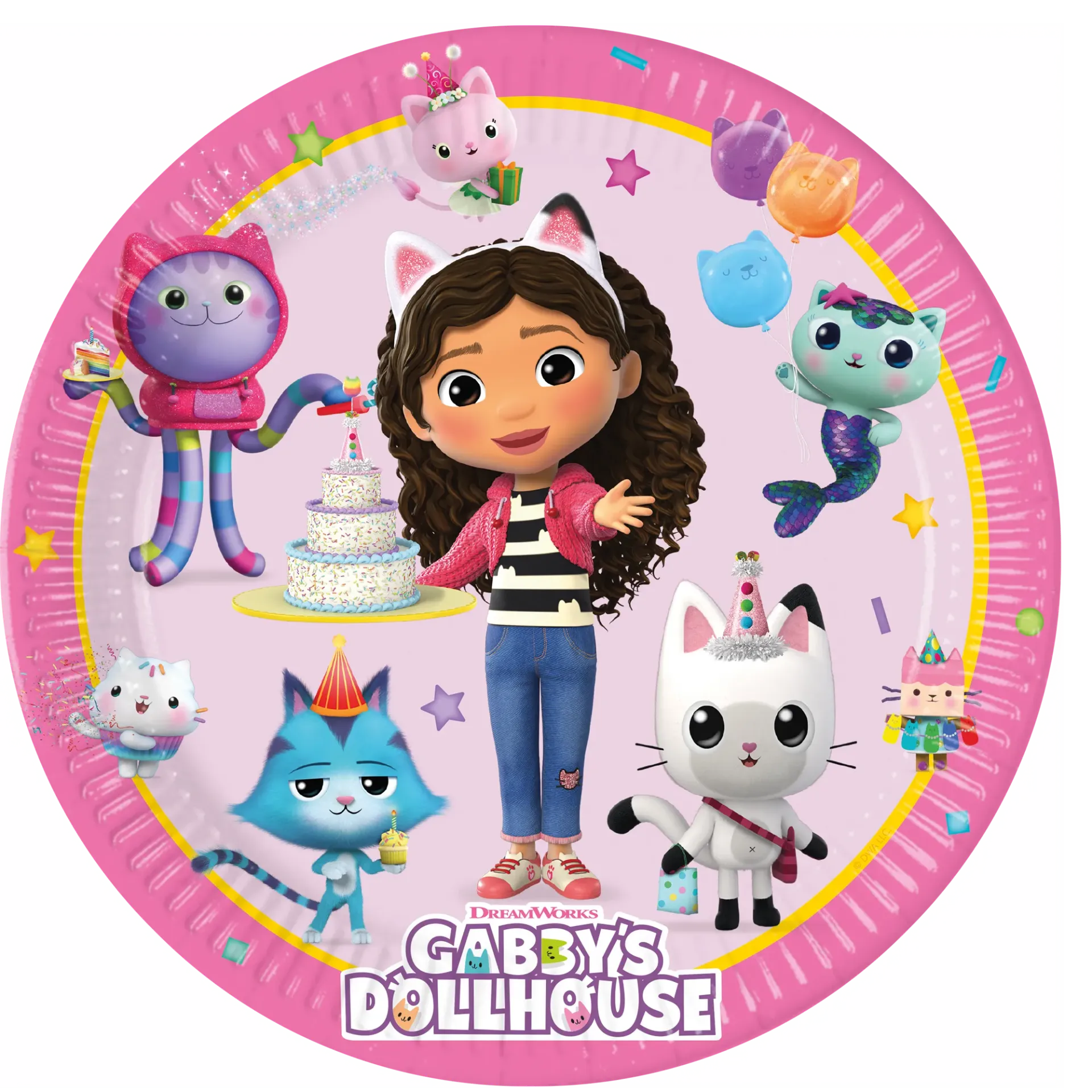 8 PIATTI 20 CM CASA DELLE BAMBOLE GABBYS