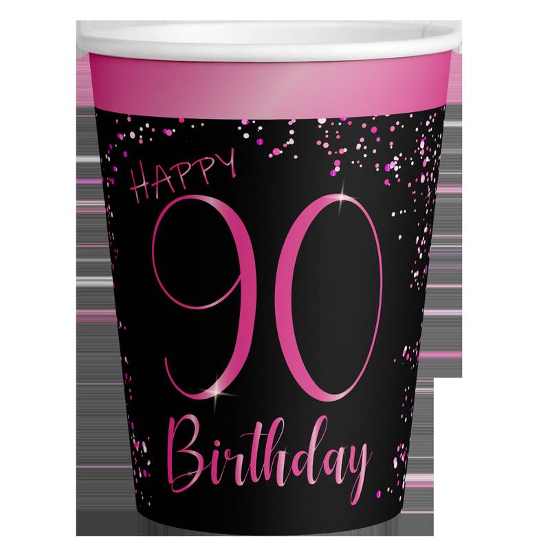 8 Eleganti Bicchieri Rosa 90 250 ml