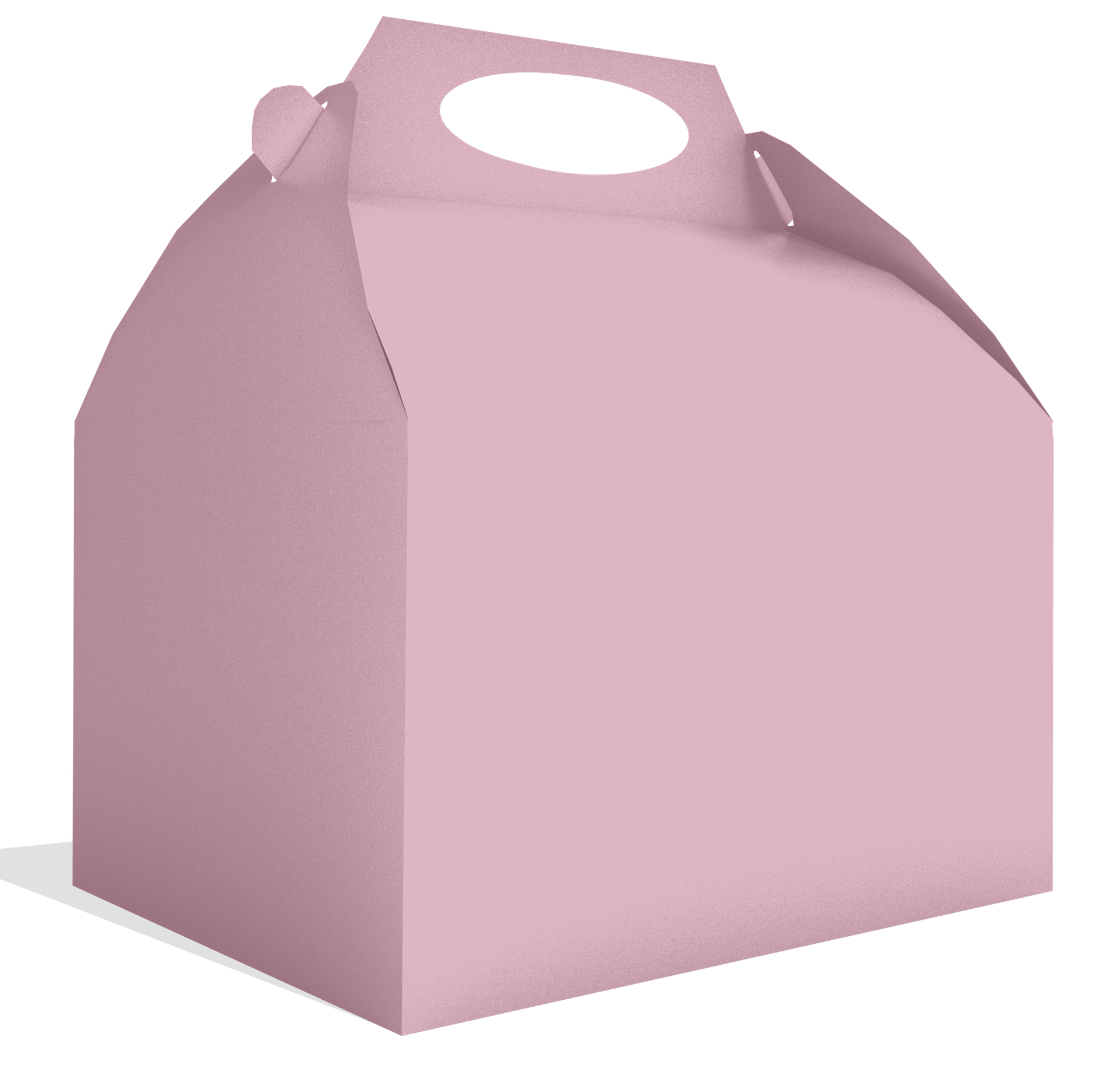 Scatola pastello rosa 20 x 16 x 11 cm