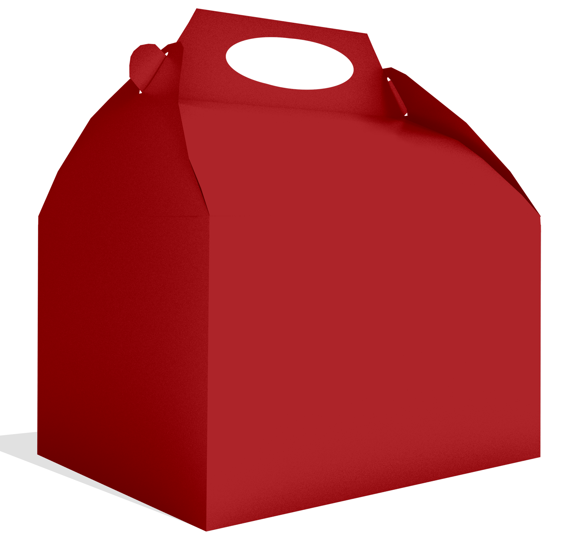 Boîte rouge 20 x 16 x 11 cm