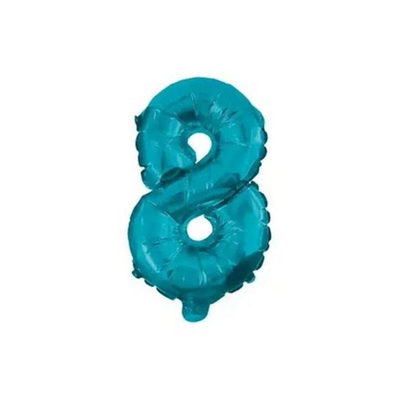 PALLONCINO BLU NUMERO 8 DA 32 CM