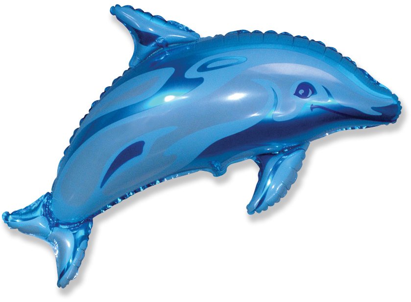 Palloncino Delfino Blu 96 x 70 cm