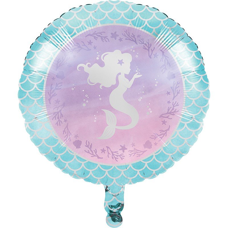 Sirène en ballon aluminium