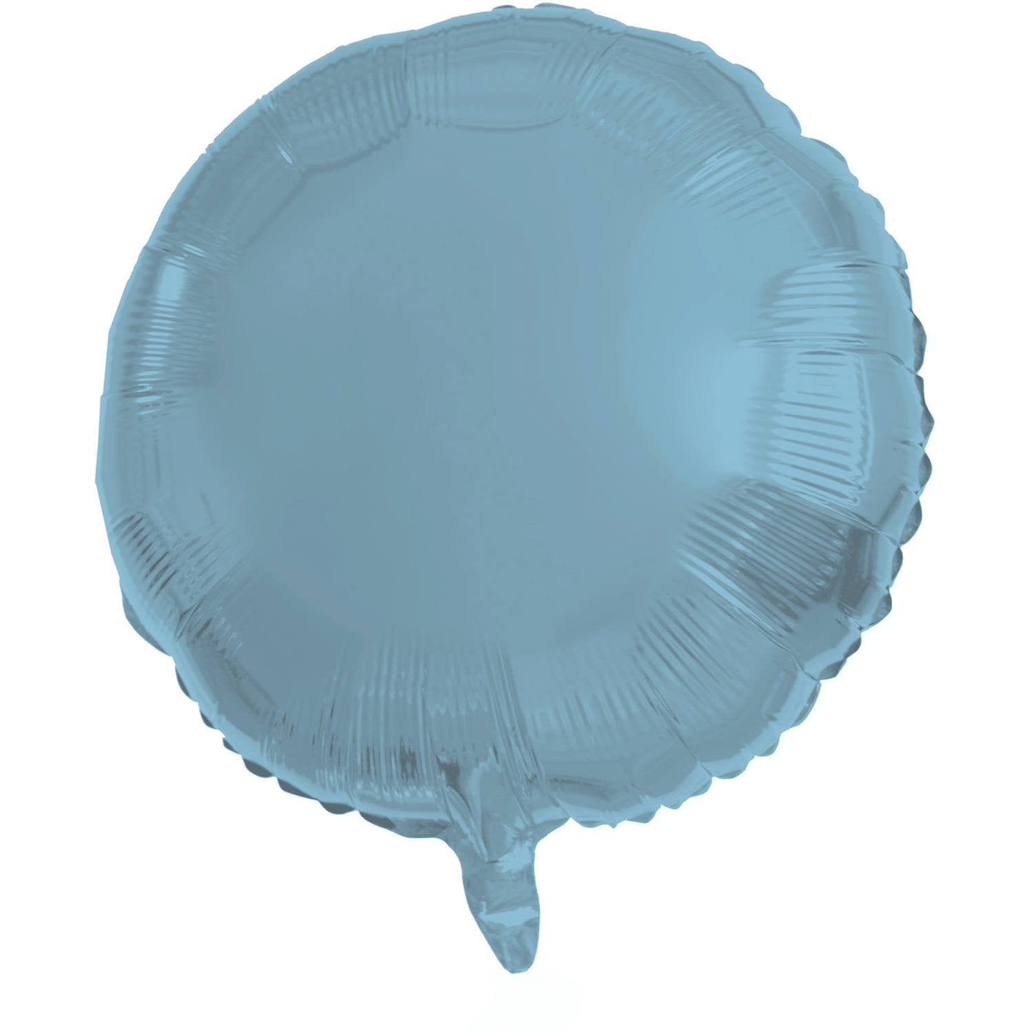 Palloncino rotondo in foil 45 cm blu pastello