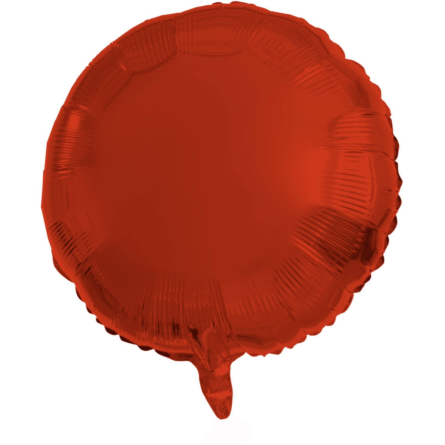 Ballon rond en aluminium 45 cm rouge mat