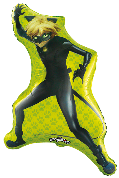 Ballon en forme de chat noir 89 x 56 cm