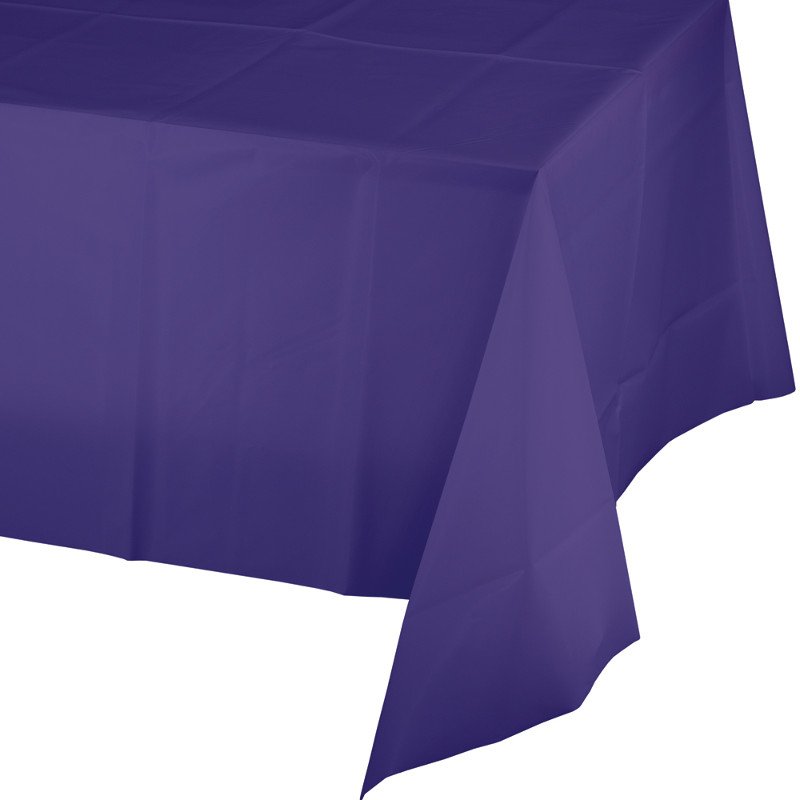 Nappe en plastique extra fin 274 x 137 cm violette