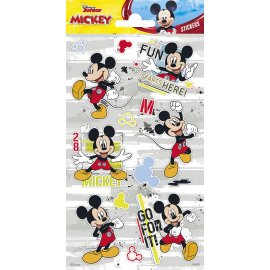 Autocollants Mickey Mouse à paillettes 102 x 200 mm