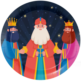 All / Campañas por Temporada / Navidad / Vajilla Reyes Magos