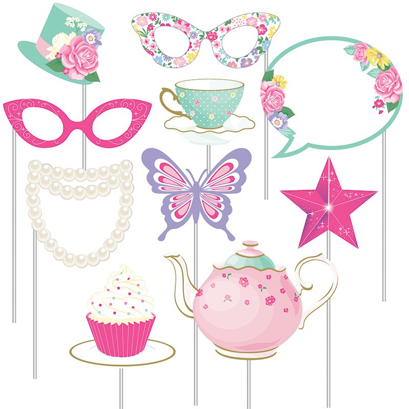 10 accessoires pour séance photo sur le thème du thé fleuri
