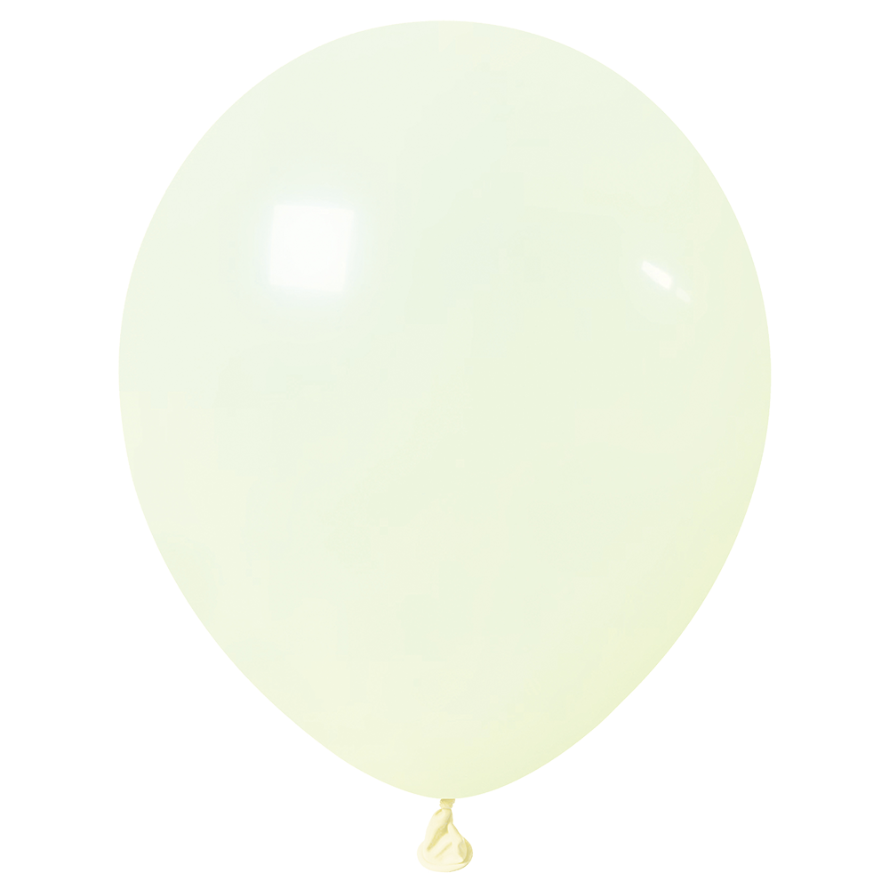 10 ballons jaune pastel clair de 30 cm