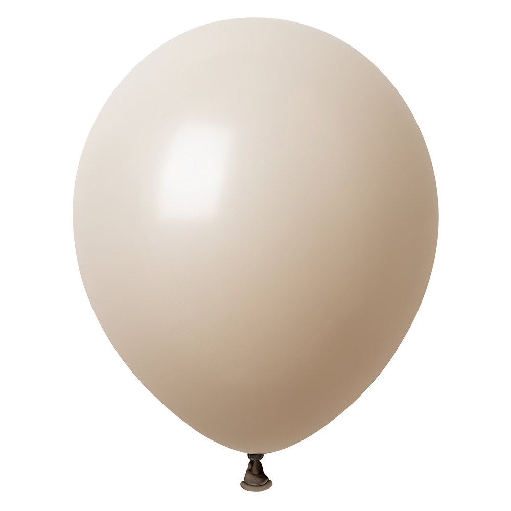 10 palloncini moda sabbia bianca 30 cm