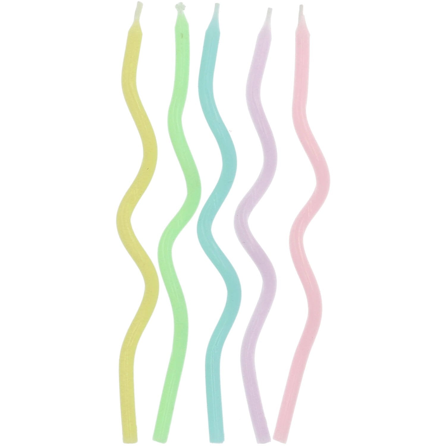 10 bougies Sweet Swirl 15 cm