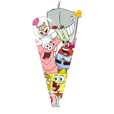 100 sachets à glace Bob l'éponge (20 x 40 cm)