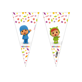 100 sachets pour cornets Pocoyo 20 x 40 cm