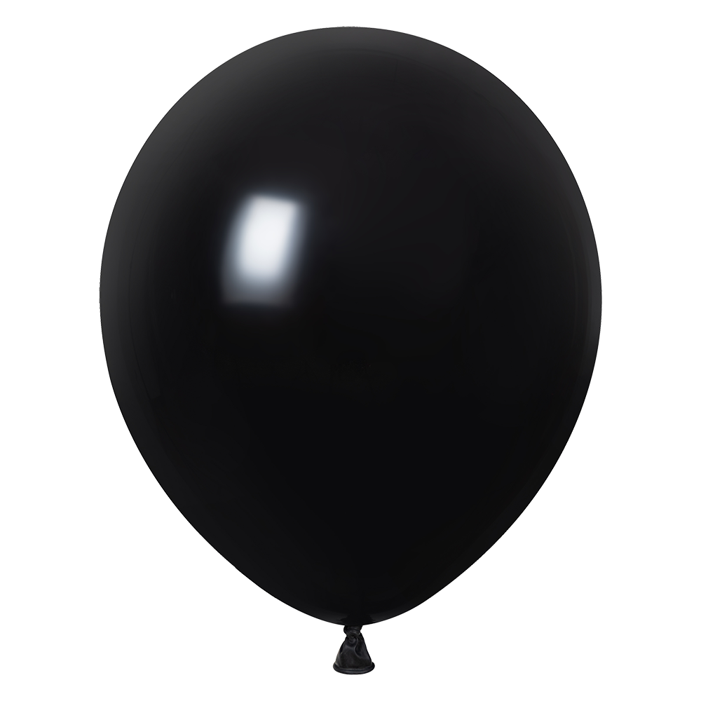 100 palloncini neri alla moda da 30 cm