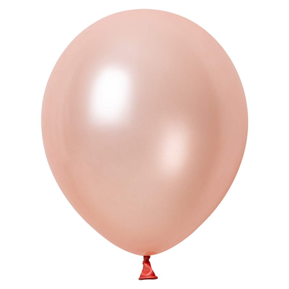 100 Globos Oro Rosa Metallic 30 cm