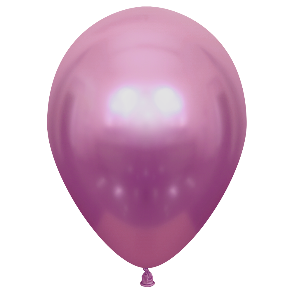 100 Globos Rosa Glossy 30 cm