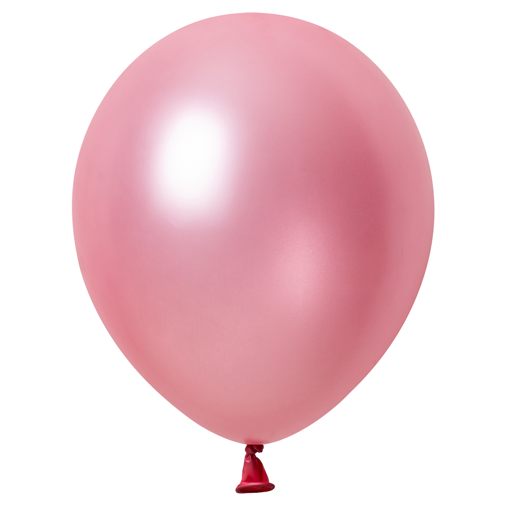 100 Globos Rosa Metallic 30 cm