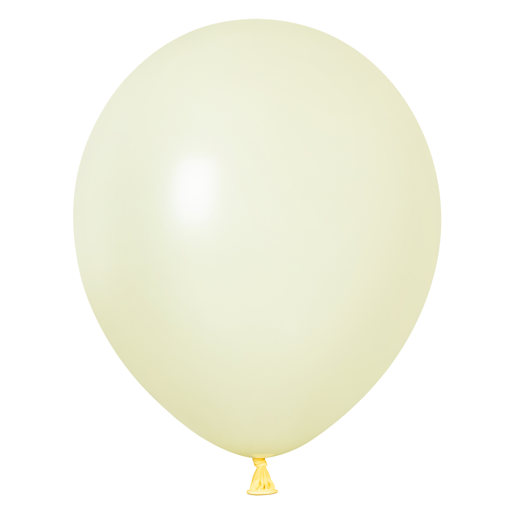 100 ballons fantaisie vanille 30 cm