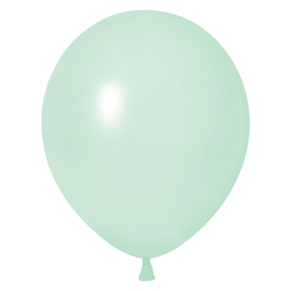 100 Globos Verde Light Pastel 30 cm