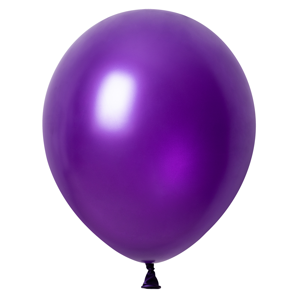 100 ballons violet métallisé de 30 cm