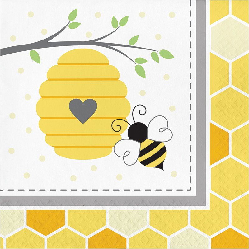 16 serviettes de table Bumblebee Baby 2P