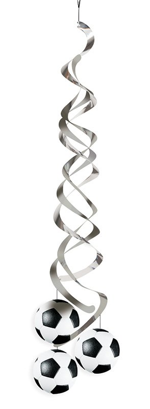 2 DÉCORATIONS SUSPENDUES 91 CM SPORTS FANATIQUE FOOTBALL