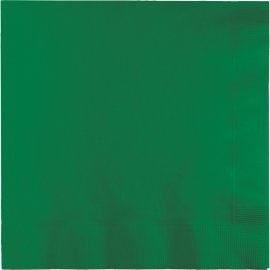 20 SERVIETTES 25 CM VERT ÉMERAUDE