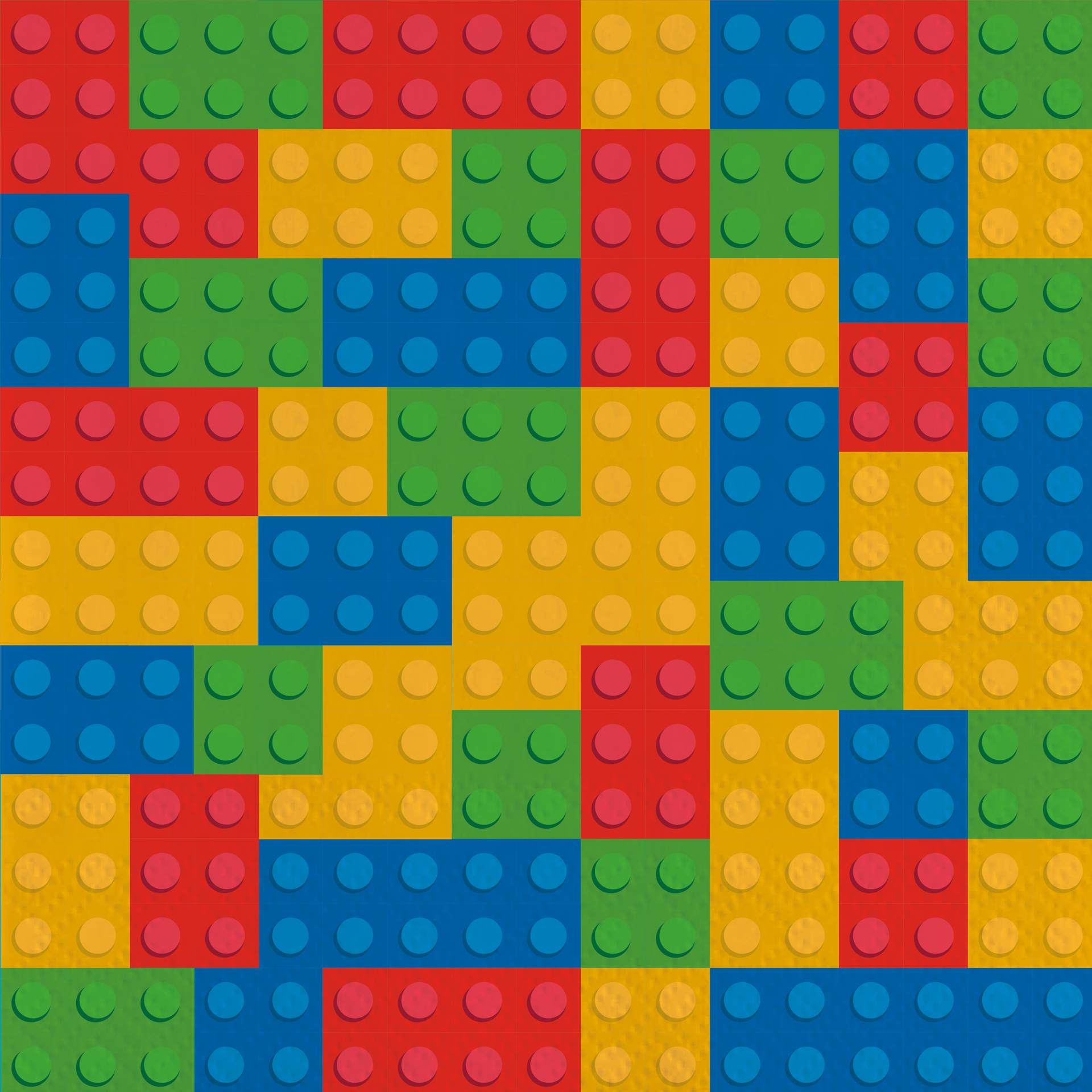 16 serviettes de table 33 cm Block Party