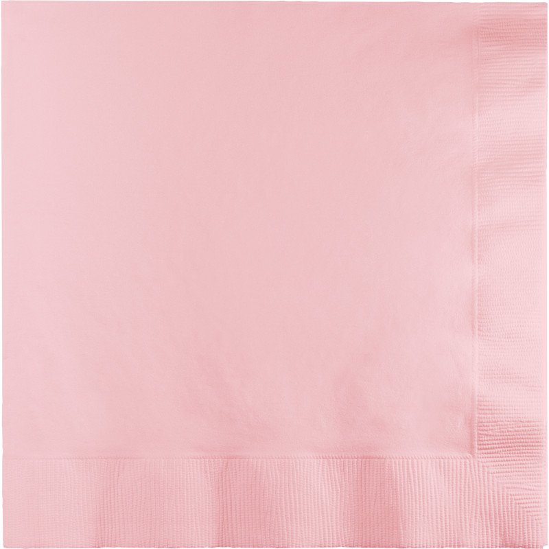 20 SERVIETTES 33 CM ROSE CLASSIQUE