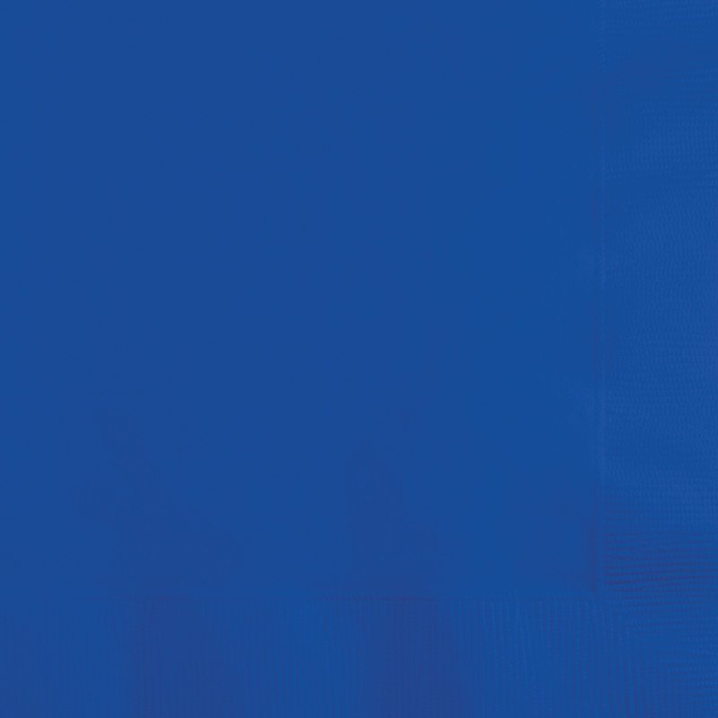 20 serviettes de table 33 cm cobalt