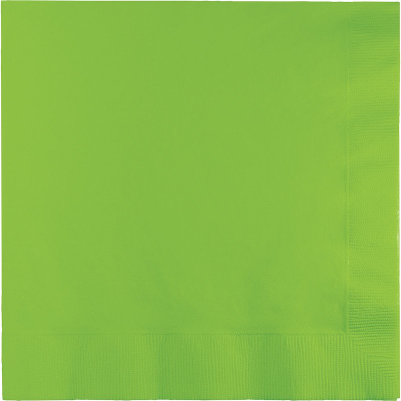 20 serviettes de table 33 cm Citron vert frais