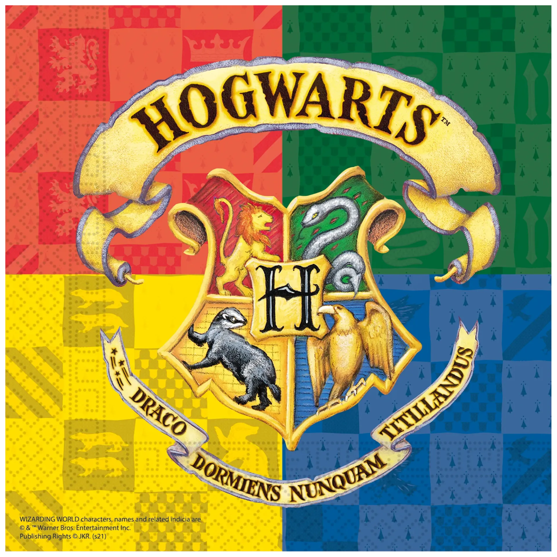 20 serviettes Harry Potter 33 cm