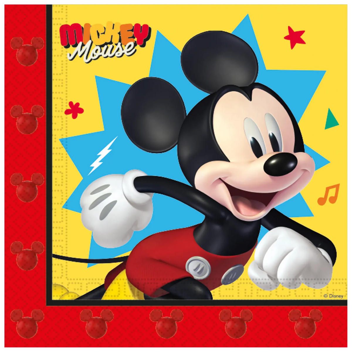 20 TOVAGLIOLI 33 CM MICKEY FUN