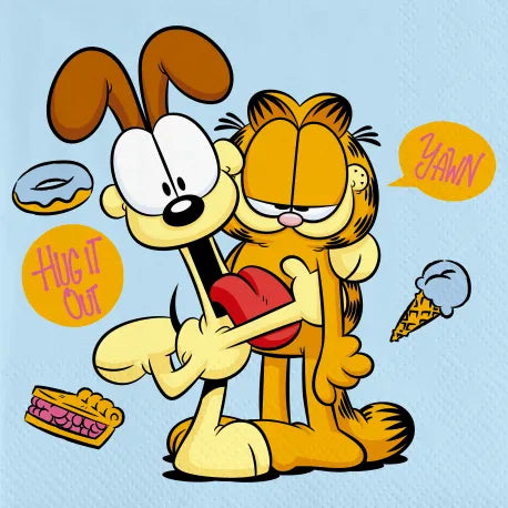 20 tovaglioli Garfield, 33 cm