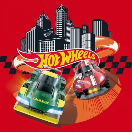 20 serviettes de table 33 cm Hot Wheels