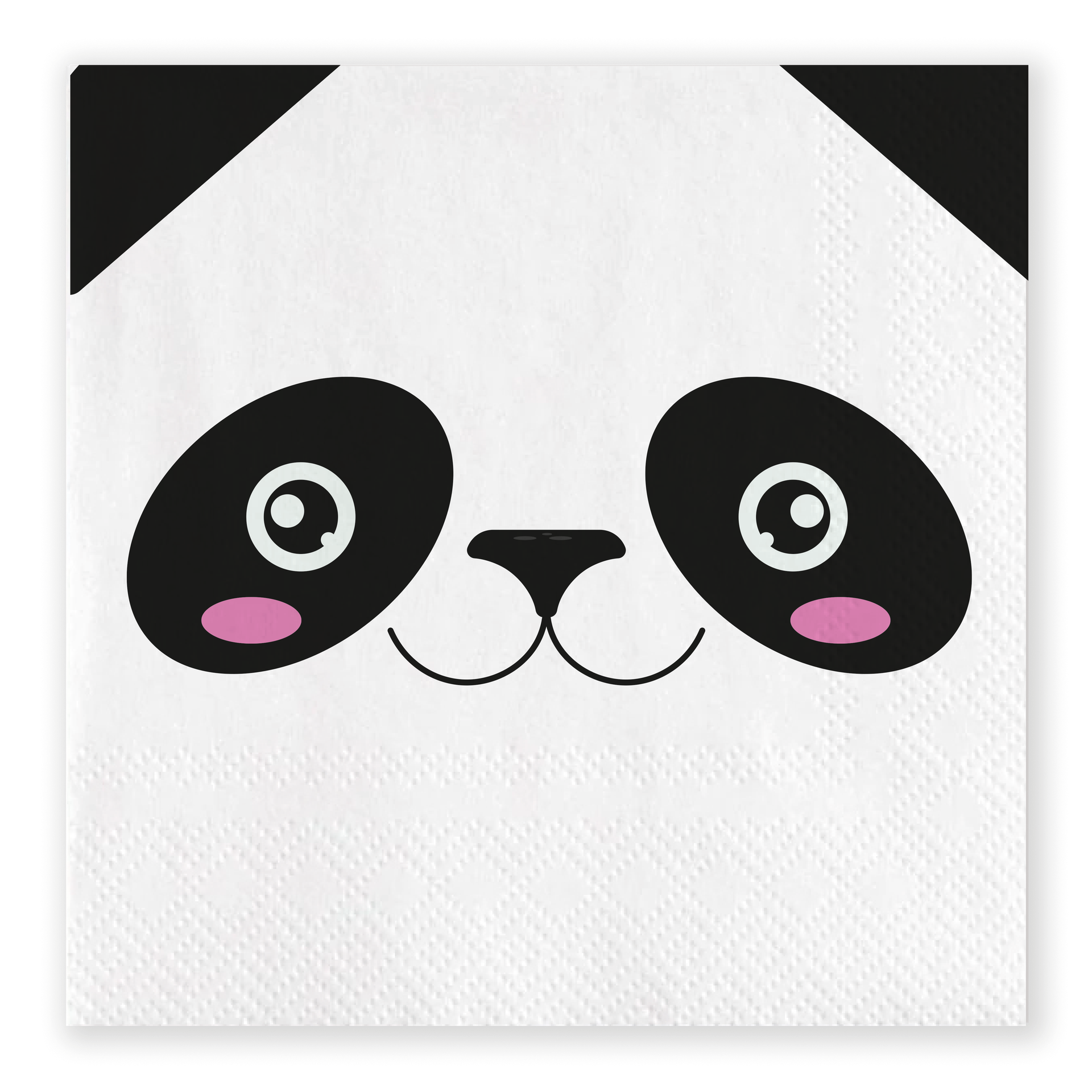 20 serviettes de table 33 cm à motifs de pandas