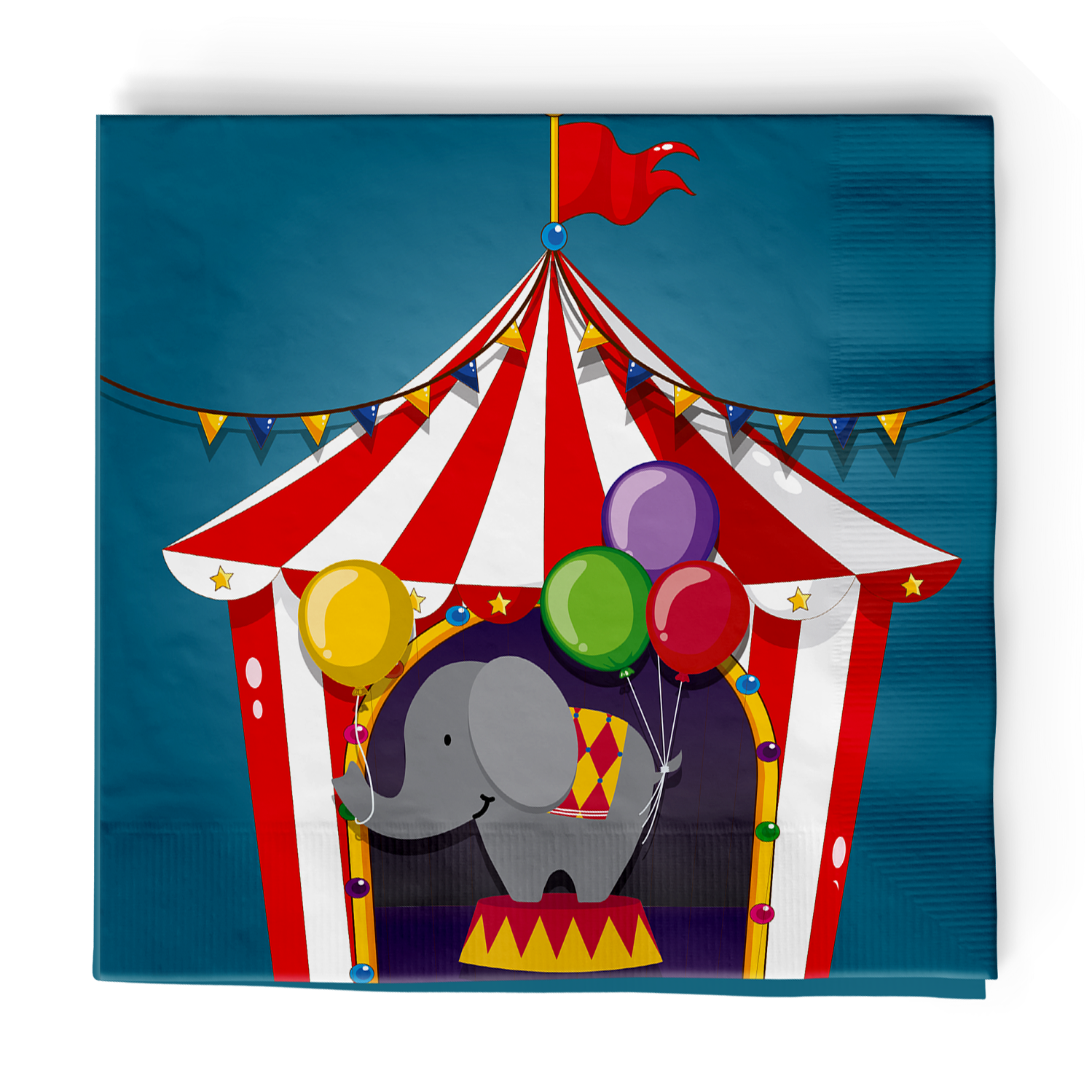 20 serviettes de table Circus 33 cm