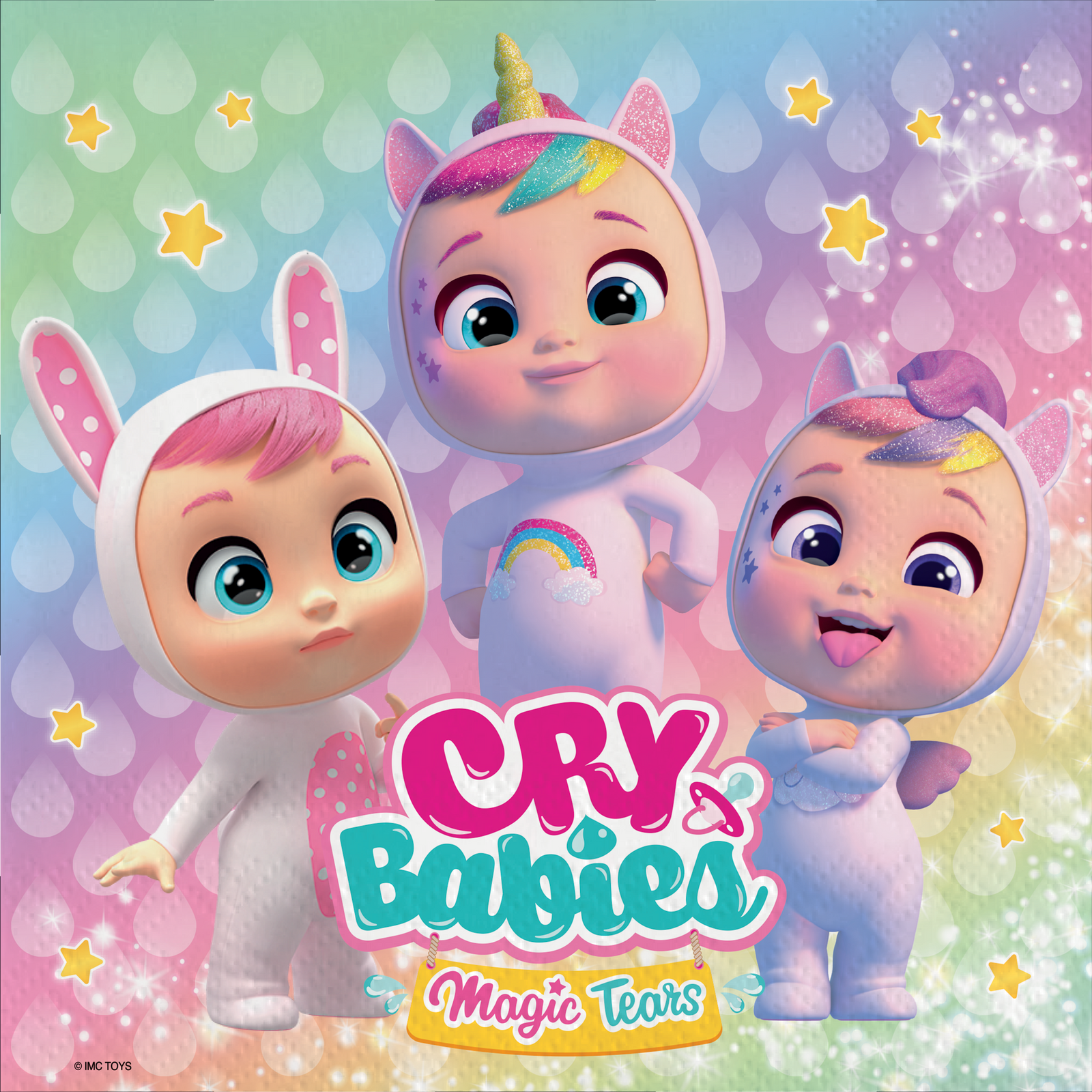 20 serviettes Cry Babies 33 cm