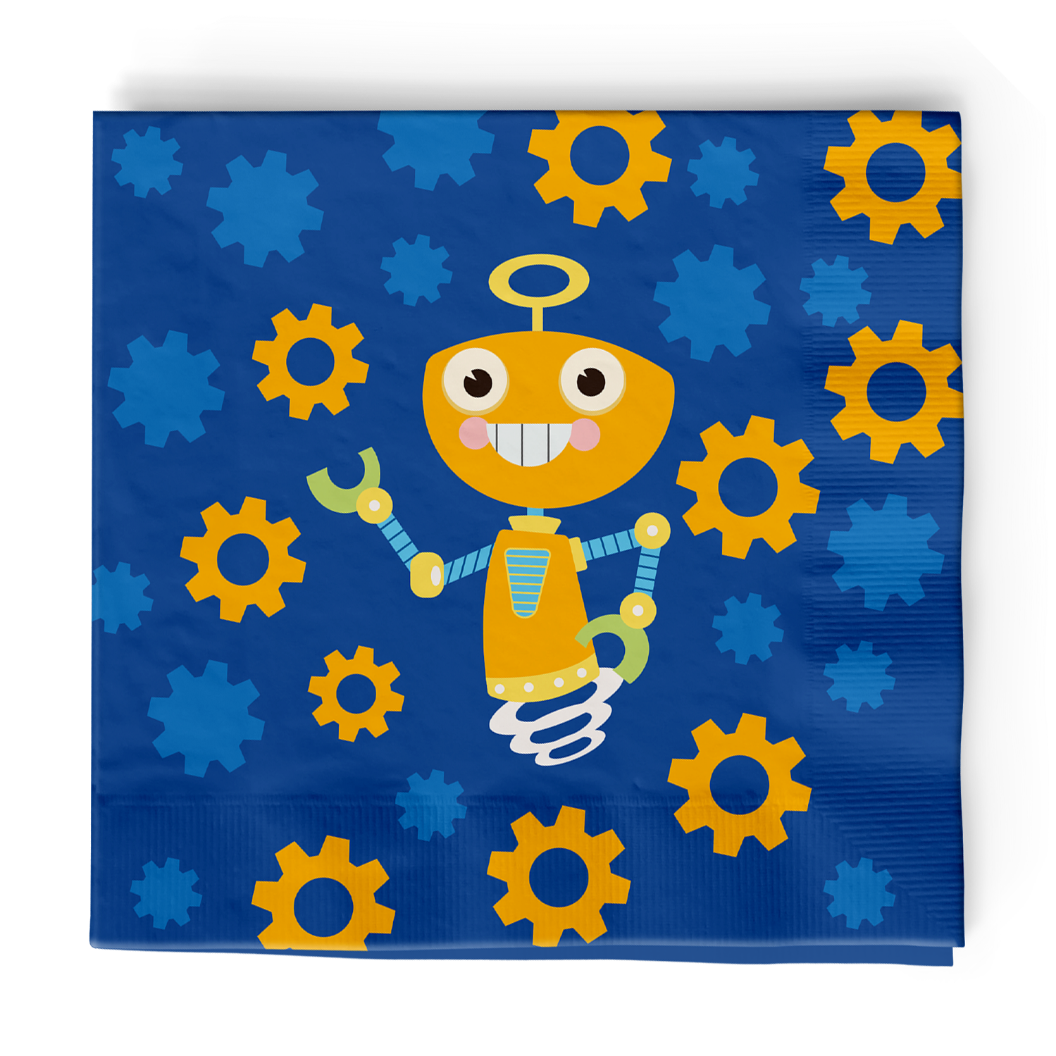 20 serviettes robotisées 33 cm