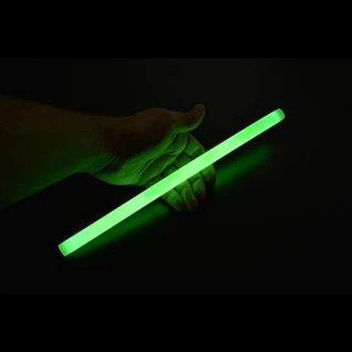 25 bâtonnets lumineux verts de 30 cm
