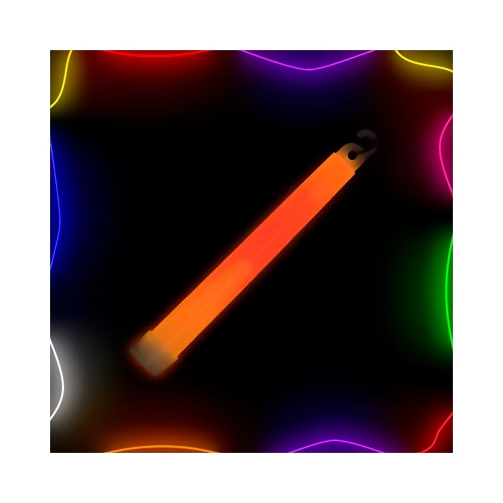 25 suspensions lumineuses orange de 15 cm