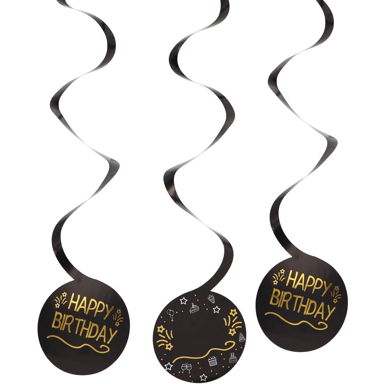 3 décorations suspendues glamour et brillantes