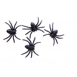 4 araignées d'Halloween
